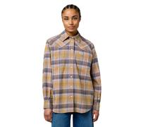 Wrangler Maglietta da Donna Loose Western, Chai Tea, S