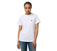 Wrangler Maglietta da Donna Sign off, Bianco, M