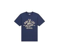Wrangler Americana Tee T-Shirt, Blu Navy, M Uomo