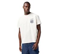 Wrangler Maglietta da Uomo CJ Graphic Tee, Vintage Bianco, L