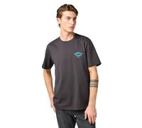 Wrangler Maglietta da Uomo con Logo Piccolo, Nero Sbiadito, L