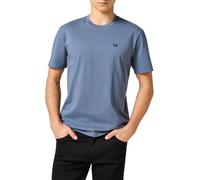 Wrangler Maglietta da Uomo Sign off, Grisaille, S