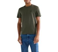 Wrangler Maglietta da Uomo Sign off Tee, profondità Profonde, S