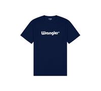 WRANGLER Maglietta 'LOGO TEE' marino / bianco, Taglia M