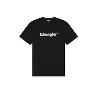 Wrangler Maglietta con Logo T-Shirt, Nero, XL Uomo