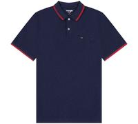 WRANGLER Maglietta 'POLO SHIRT' navy / rosso, Taglia M