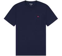 WRANGLER Maglietta 'SIGN OFF TEE' navy / rosso / bianco, Taglia M