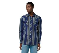 Wrangler Maglietta Western Indigo, Vintage Blu, XL