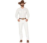Wrangler Men s 13MWZ Cowboy Cut Original Fit Jean, White, 34W x 32L