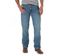 Wrangler Men s Retro Slim Fit Boot Cut Jean, Worn In, 38x36