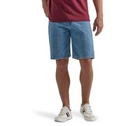 Wrangler Men's Authentics Denim 5 Pocket Short, Light Stonewash, 30