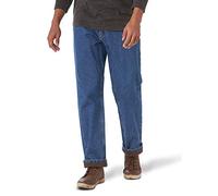 Wrangler Men's Authentics Fleece Lined 5 Pocket Pant, Stonewash, 32X32