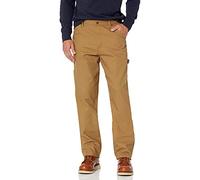 Wrangler Men's Authentics Fleece Lined Carpenter Pant, Autumn Khaki, 30W x 30L