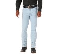 Wrangler Men's Cowboy Cut Active Flex Original Fit Jean, Bleach, 38W x 30L