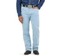 Wrangler Men's Cowboy Cut Active Flex Original Fit Jean, Bleach, 38W x 38L