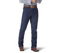 Wrangler Mens Cowboy Cut Regular Fit Boot Cut Jeans, Navy, 34W x 29L US