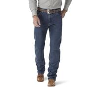 Wrangler Men's Premium Performance Cowboy Cut Regular Fit Jean, Vintage Stone, 36X32