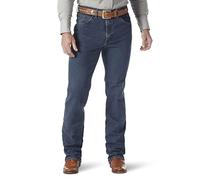 Wrangler Men's Premium Performance Cowboy Cut Slim Fit Jean, Vintage Stone, 33X34