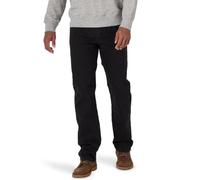 Wrangler Men's Regular Fit Comfort Flex Waist Jean, Black, 32X32