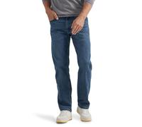 Wrangler Men's Regular Fit Comfort Flex Waist Jean, Dark Stonewash, 32X34