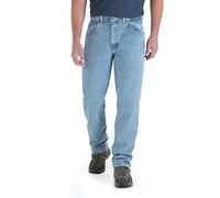 Wrangler Mens Relaxed Fit Jeans, Vintage Indigo, 40W x 32L US