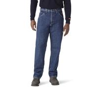 Wrangler Men's Riggs Workwear Flame Resistant Carpenter Jean, Denim, 35x32