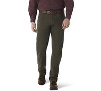 Wrangler Men's Riggs Workwear Ripstop Technical Pant, Loden, 35x32