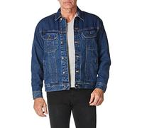 Wrangler Men's Rugged Wear Flannel Lined Jacket, Antique Navy, X-Large