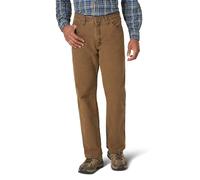 Wrangler Men's Rugged Wear Woodland Thermal Jean ,Night Brown,42x30