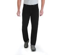 Wrangler Mens Trail Trekker Relaxed Fit Jeans, Overdyed Black, 44W x 32L US