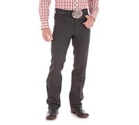 Wrangler Men's Wrancher Dress Jean, Heather Black, 38x30