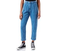 Wrangler Mom Chino Jeans Straight, Blu (Alpha 72l), W27/L32 (Taglia Produttore: 27/32) Donna