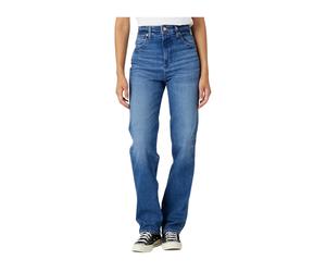 Wrangler - Mom Straight Jeans - - Jeans - Donna - Blu - W30 L32