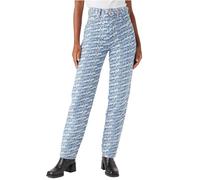 Wrangler Mom Straight Jeans, Mr Wrangler, 27W / 34L Donna