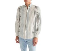 Wrangler Oxford Shirt Maglietta, Bianco e Blu, M Uomini