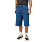 Wrangler Pantaloncini da Uomo Jort Denim, Scuro Slavato, 34W