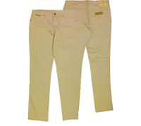 Wrangler Pantaloni Chino Dritti In Camel Taglia 34-46