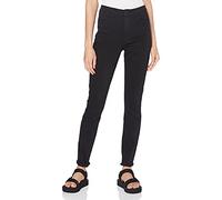 Wrangler Pantaloni da donna skinny, a vita alta, nero, vita 76 cm, cavallo 81 cm