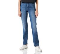 Wrangler Dritto Pantaloni, Airblue, 27W x 32L Donna