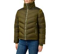 Wrangler Piumino Corto Giacca, Verde (Verde edera), L Donna
