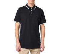 Wrangler Polo Maglietta A Maniche Corte, Nero, M Uomo
