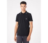 WRANGLER Polo Shirt in Black MAGLIA UOMO MANICA CORTA W7BHK4100