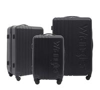 Wrangler Quest Set Bagagli, nero, 3 Piece Set (28"/24"/20")