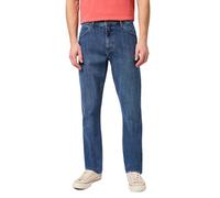 Wrangler Red Kabel Straight Jeans, Pietra Centrale, 34W x 36L Uomo