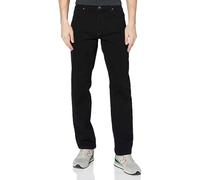 Wrangler Red Kabel Straight, Jeans Uomo, Black Rinse, 33W / 30L