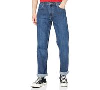 Wrangler Red Kabel Straight, Jeans Uomo, Darkstone, 42W / 32L
