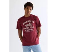WRANGLER Regular Americana Tee in Ruby Wine MAGLIA UOMO T-SHIRT 112377953