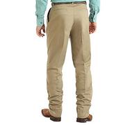 Wrangler Riata Pleated Relaxed Fit Casual Pant Pantaloni, Cachi, W42 / L32 Uomo