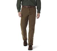 Wrangler Riggs - Jeans da Lavoro da Uomo, Foderati in Pile, vestibilità Comoda - Blu - 33W x 32L