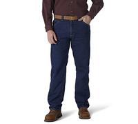 Wrangler Riggs - Jeans da Lavoro da Uomo, Foderati in Pile, vestibilità Comoda - Marrone - 31W x 30L